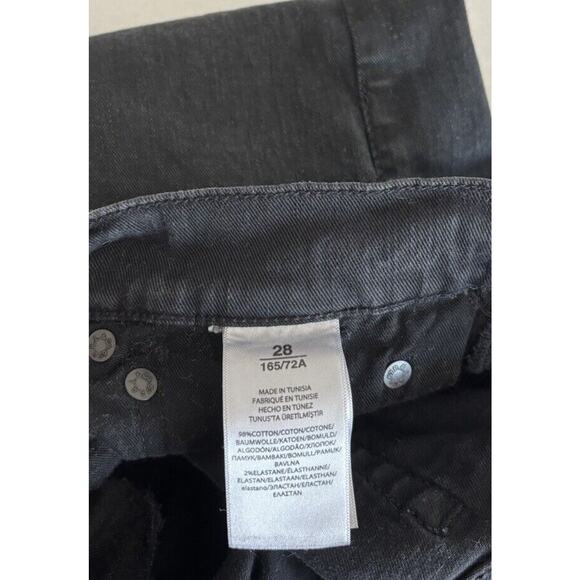 Polo Ralph Lauren Black Corset Ankle Jeans Size 28 Slim Skinny - Picture 5 of 7